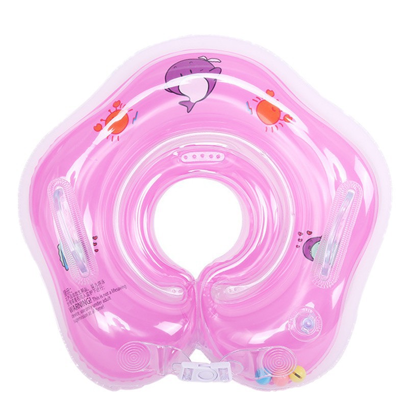 Fabricantes suministro infantil natación inflable collar engrosado bebé recién nacido especial doble airbag cuello anillo de natación