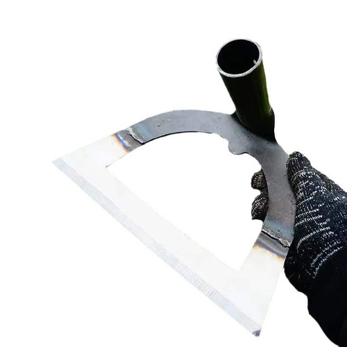 Thickened hollow hoe, forged saw blade steel, weeding, reclamation and land plowing, agricultural hardware, manganese steel hollow hoe manufacturer wholesale