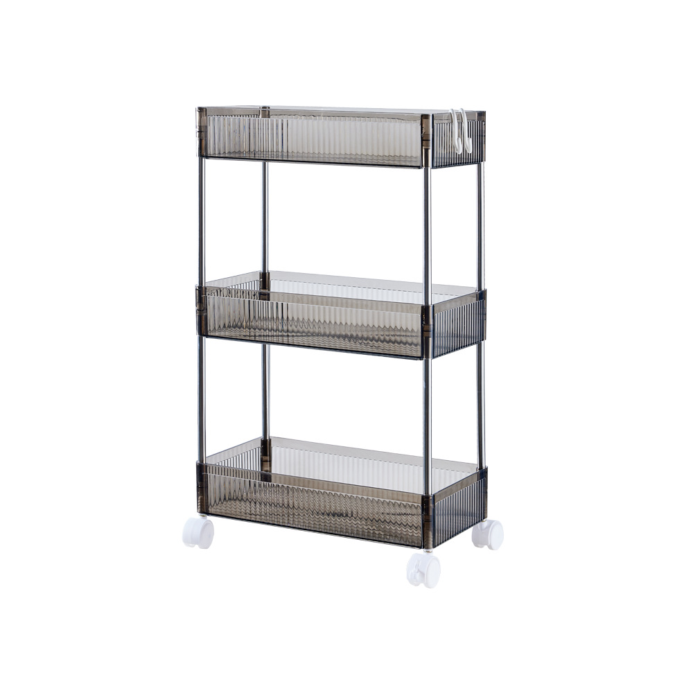 Cuarto de almacenamiento de baño hogar piso almacenamiento rack almacenamiento brecha polea carro almacenamiento rack