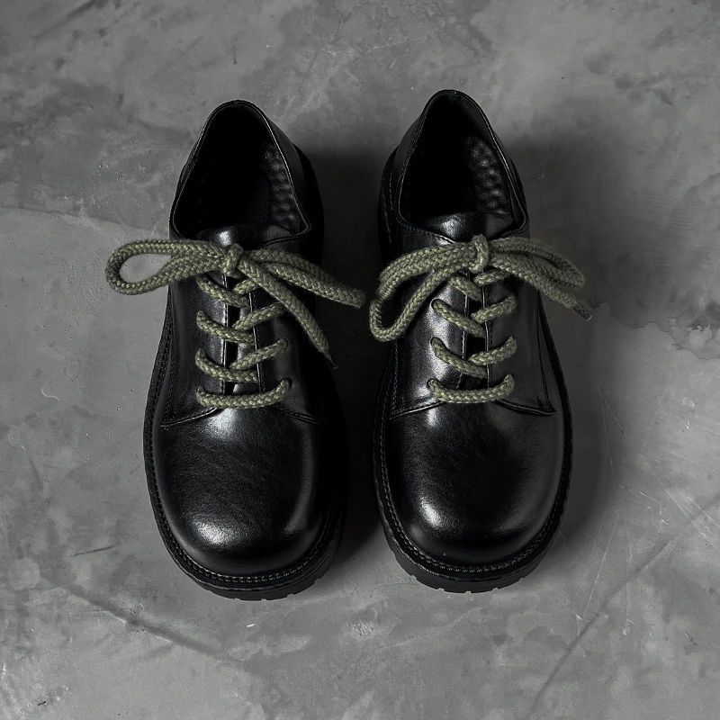 Chaussures Derby haut de gamme ShoeVault, semelles épaisses, rehausseurs de hauteur, style britannique décontracté, idéales pour les trajets quotidiens, grandes pointures M. Modèles en cuir._voghion.com