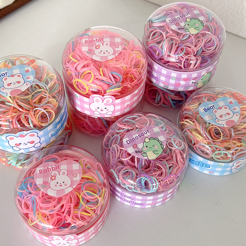Children's elastic harmless hair rope