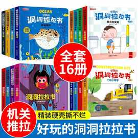 洞洞书3d立体书好玩的洞洞拉拉书机关书认知书早教书翻翻书正版