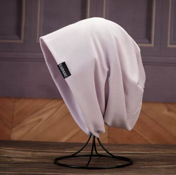 Push-Push Cold-Proof Hat, Thin Style for All Seasons, Breathable Large Head Circumference Beanie, Makes Face Look Smaller, Casual and Fashionable Stylish Hat
