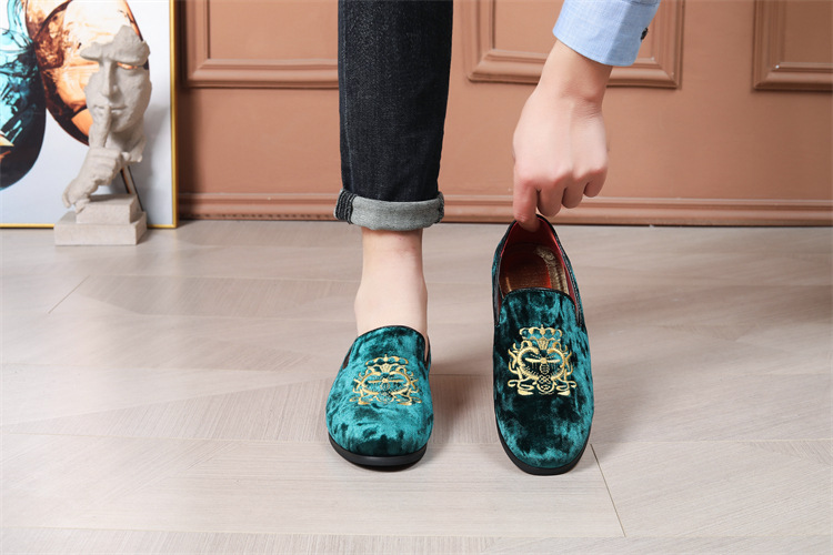 Männerschuhe Nei Gestickte Schong, Männer Slip-On Loafers, Summer No Stink Foot Slip On Ronn Zeh Casual Schong_voghion.com