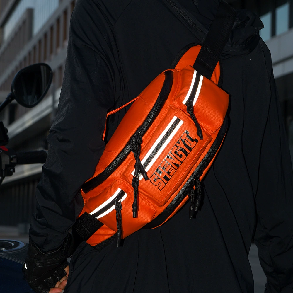 Новая спортивная сумка на открытом воздухе удобная прогулка по диагонали