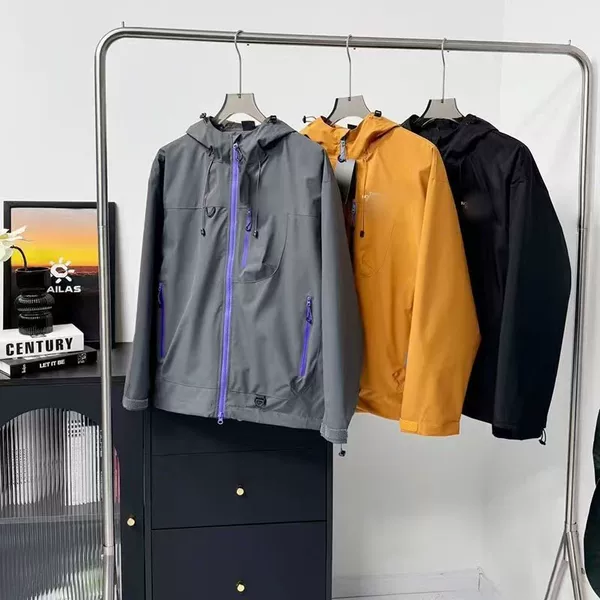 Beijia Outdoor Jacket for Women, Unisex Style, with Rubberized Seams, Beijia Alternative, Hooded Coat, Windproof and Waterproof Mountaineering Clothing