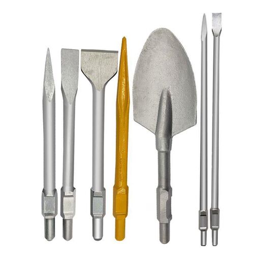 65A electric pick chisel hexagonal tip flat pick pick heavy duty electric hammer impact drill bit extended alloy flat chisel