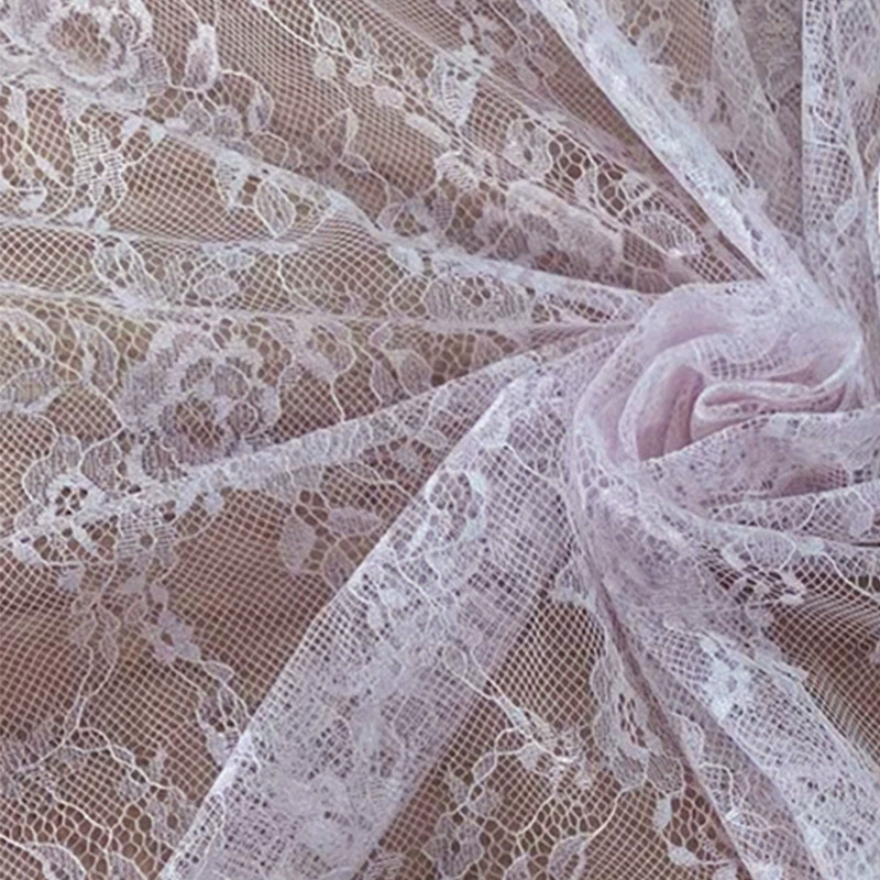 Lace cloth, gauze dress, hat, polyester, flowered