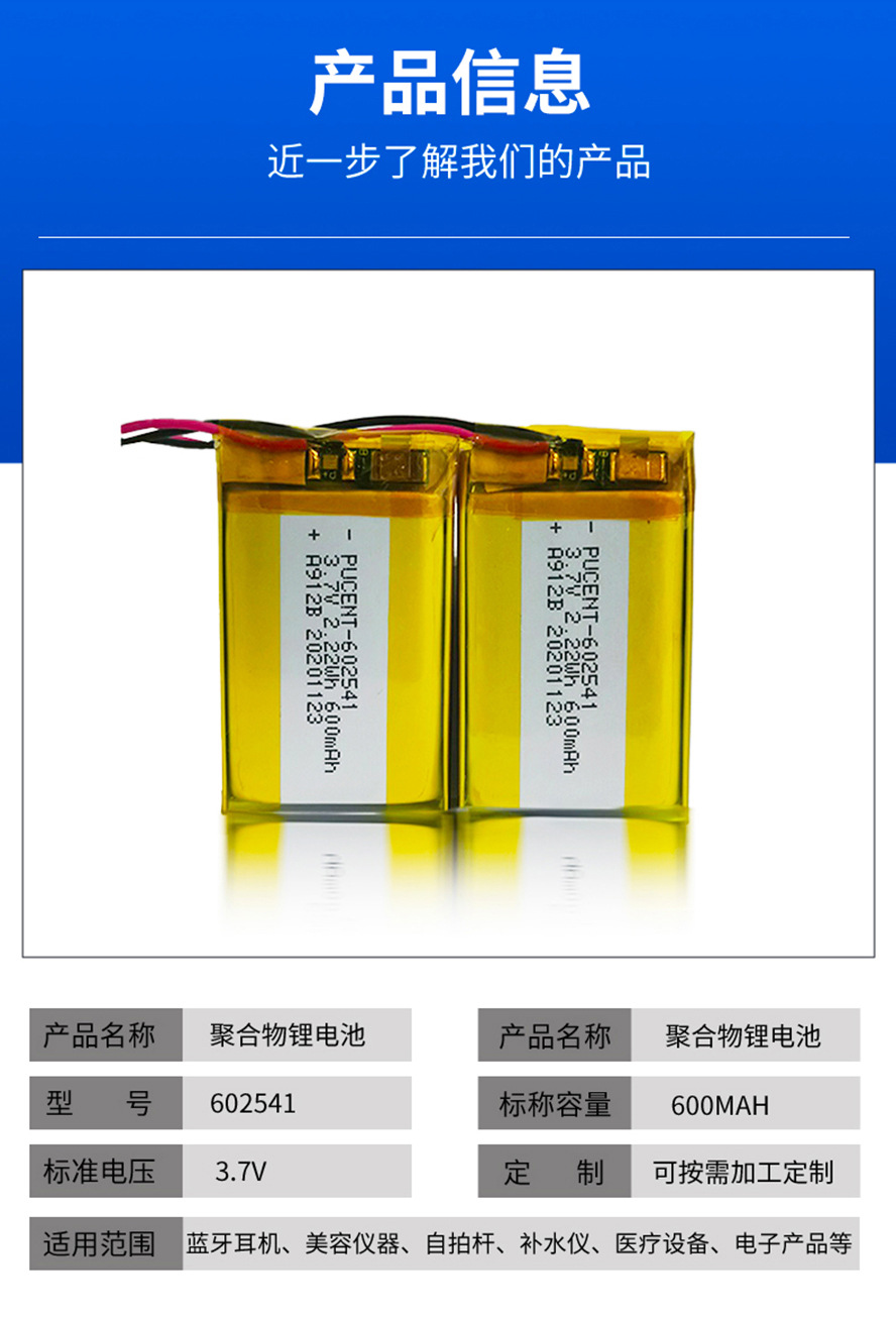 聚合物锂电池详情2