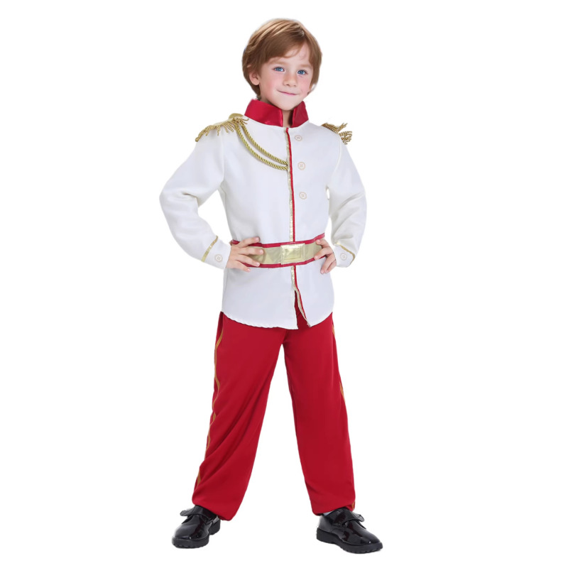 Children's Fairy Tale Costume Handsome Charming Prince Charming Dress Up Boys Halloween Stage Performance Costume