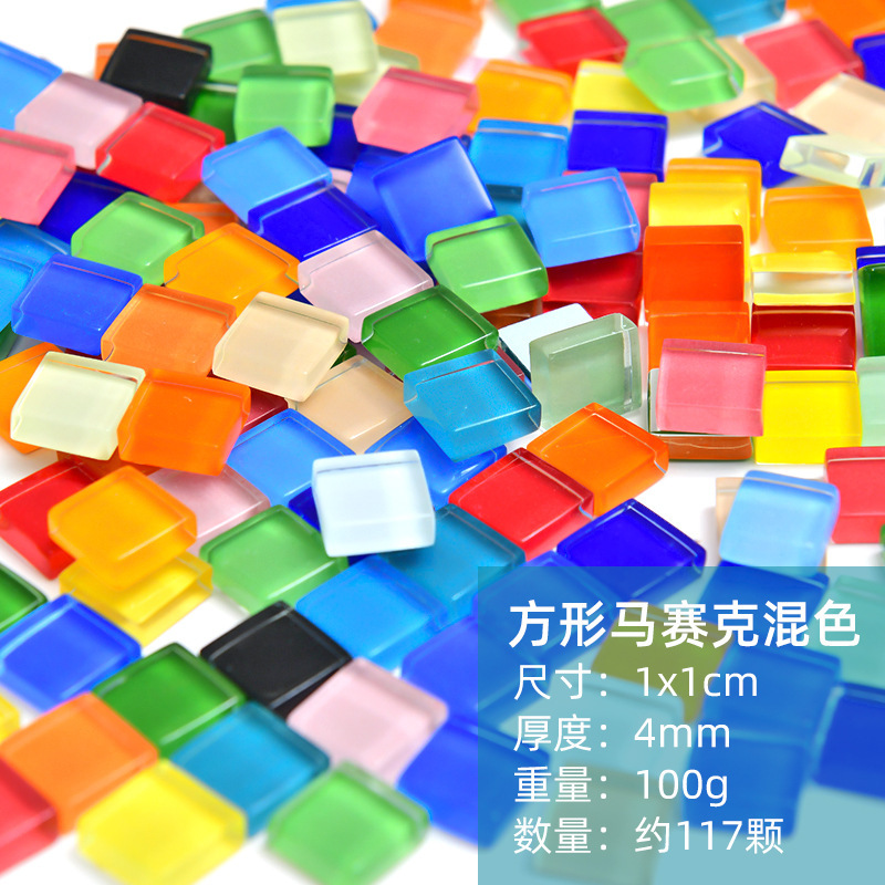 手作り diy 材料パッケージ竹クリエイティブモザイクフリーストーンベース粘着コラージュ学生幼稚園手作り材料|undefined