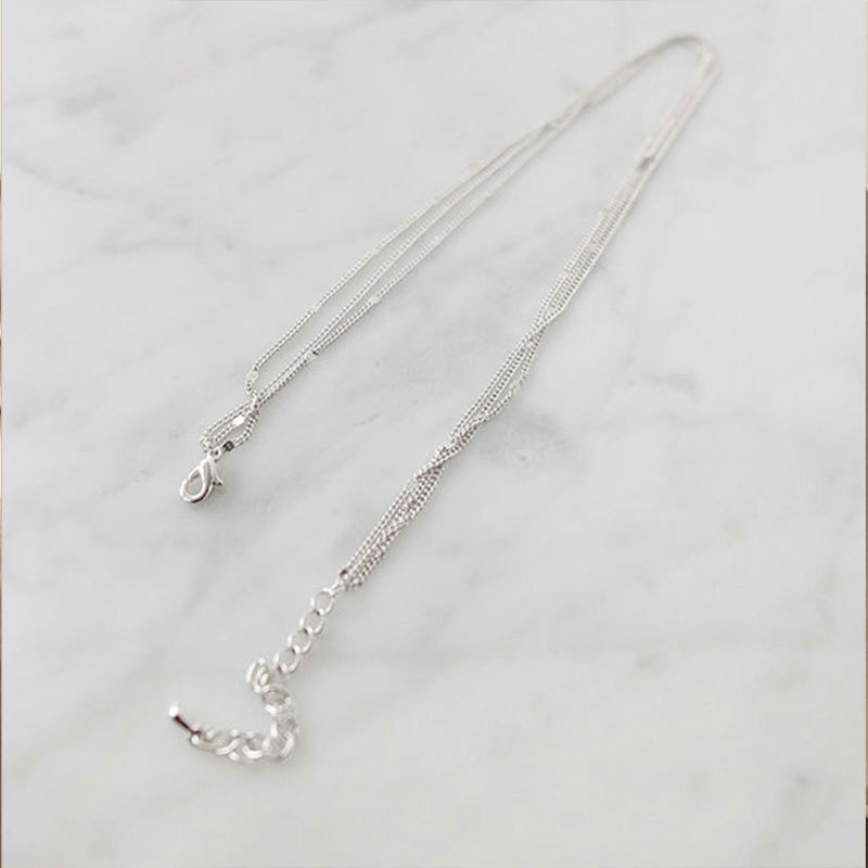 South Korean simple necklace multi-layer necklace personality temperament short clavicle chain