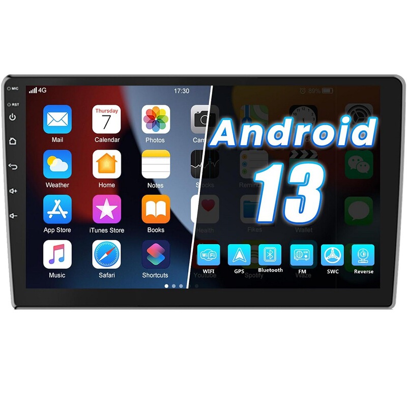 Cross-border Android gps universal car machine MP5 player large screen central control integrated machine carplay car navigation
