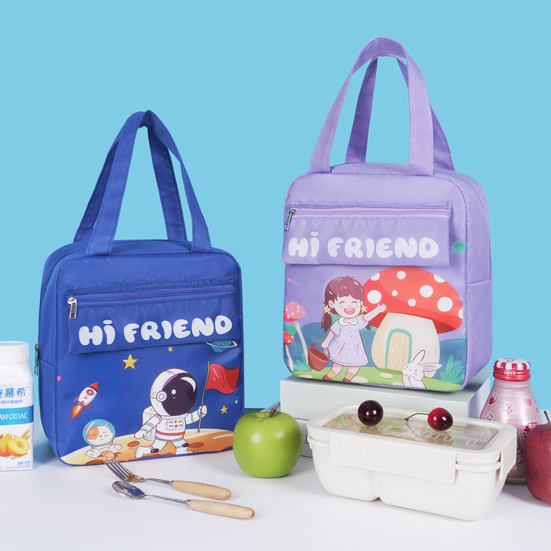 Primary School Lunch Bag Kindergarten Children Lunch Box Bag New Primary School Student School Girl Lunch Bag Wholesale