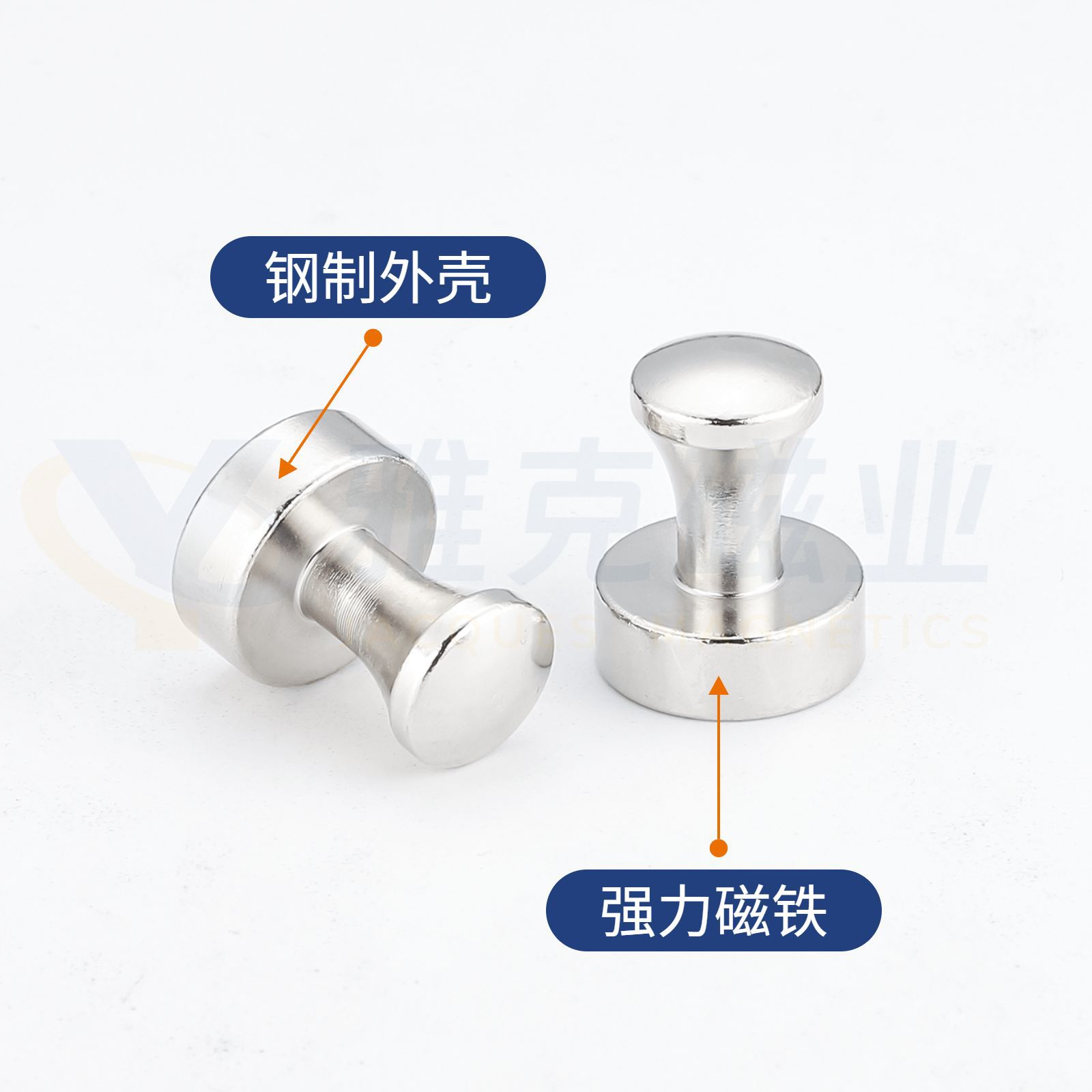 Imanes metálicos tipo chincheta, para pizarras, nevera o manualidades