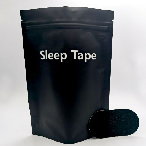 Cross-border black sleep tape improves nasal breathing gently and painlessly, removes low allergenicity micro-hole tape