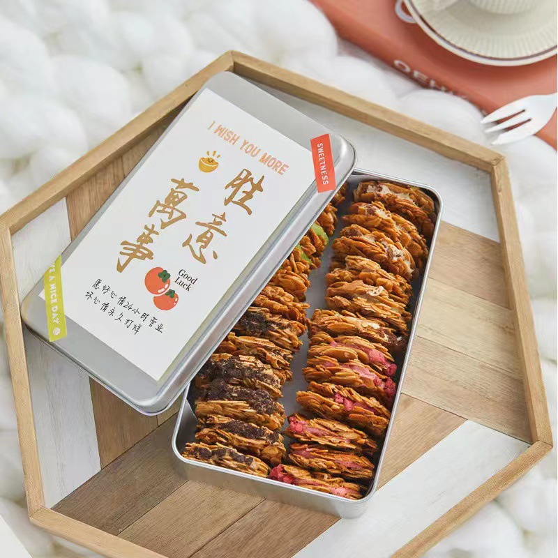 深圳制罐厂直供金属铁盒食品级马口铁盒提拉米苏礼品盒铁罐