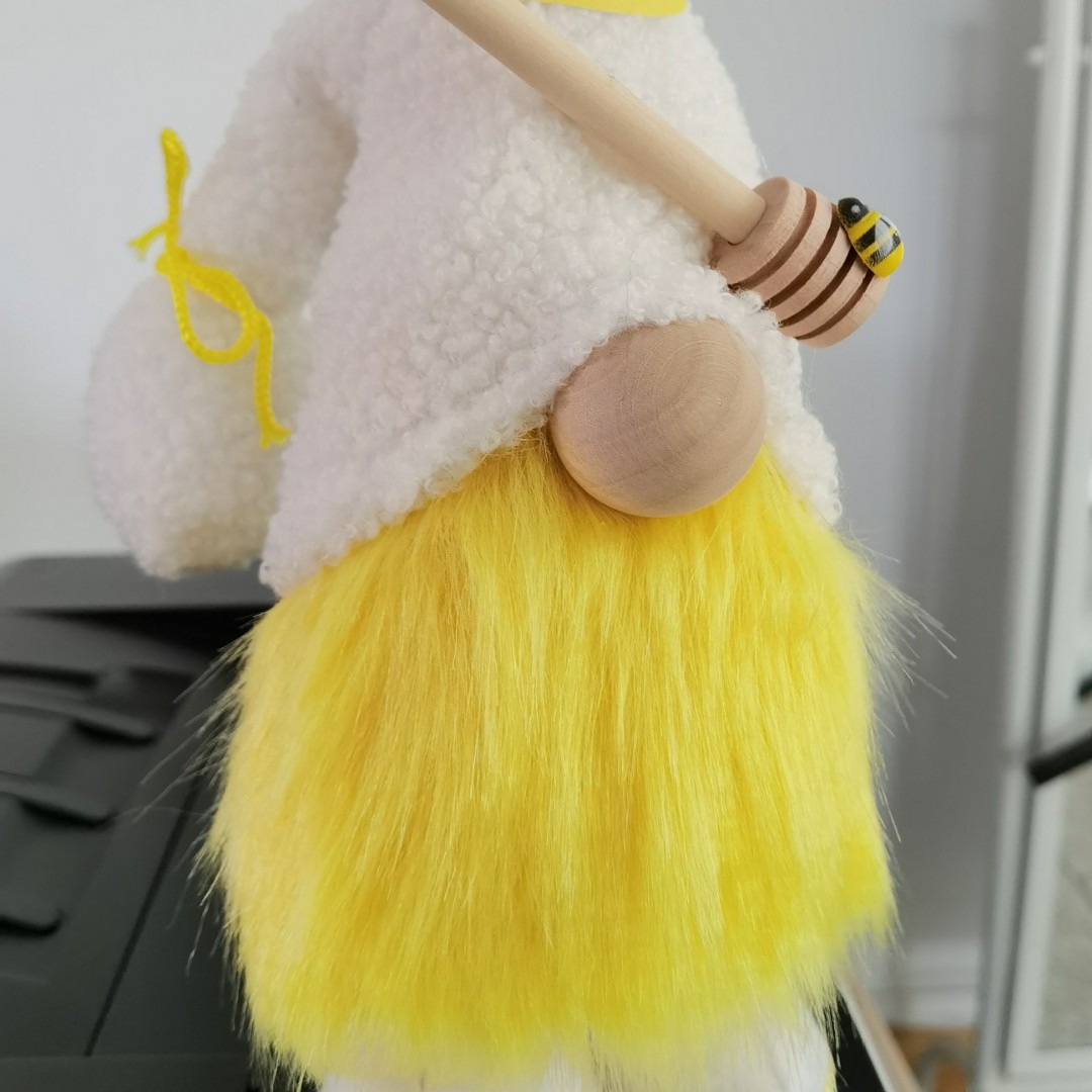 384B 옐로우 캡 허니 젓가락 인형