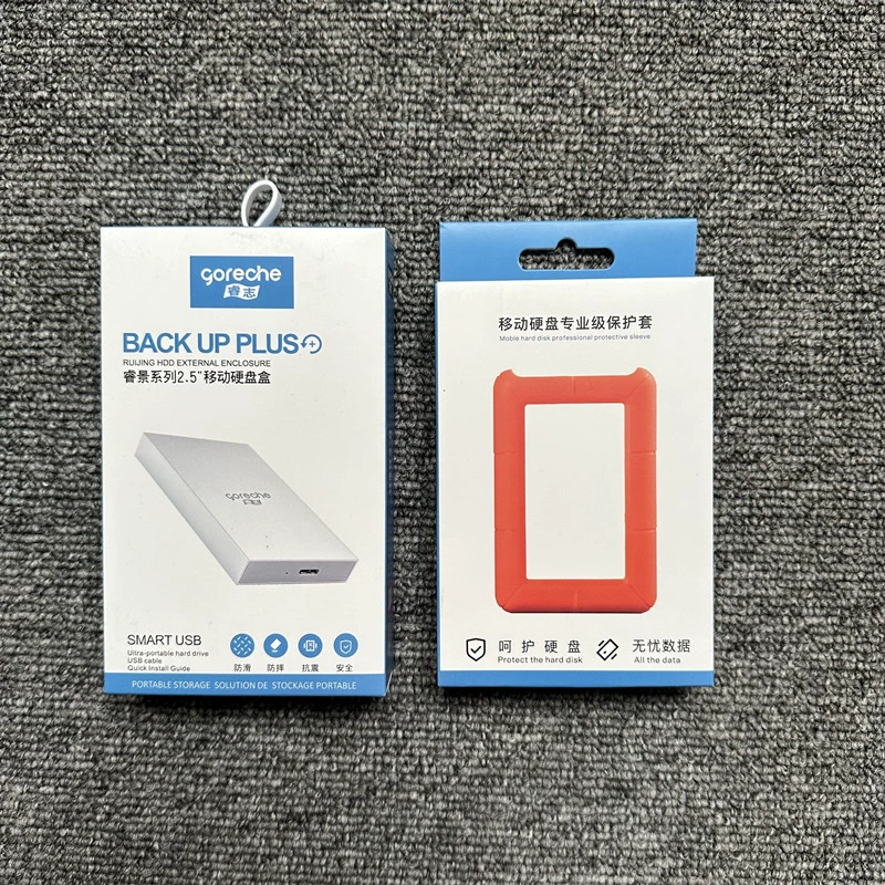 Корпус жесткого диска Ruizu Ruijing 2,5-дюйма USB3.0 для ноутбука, SSD, твердотельный диск, корпус из алюминиевого сплава, силиконовый чехол