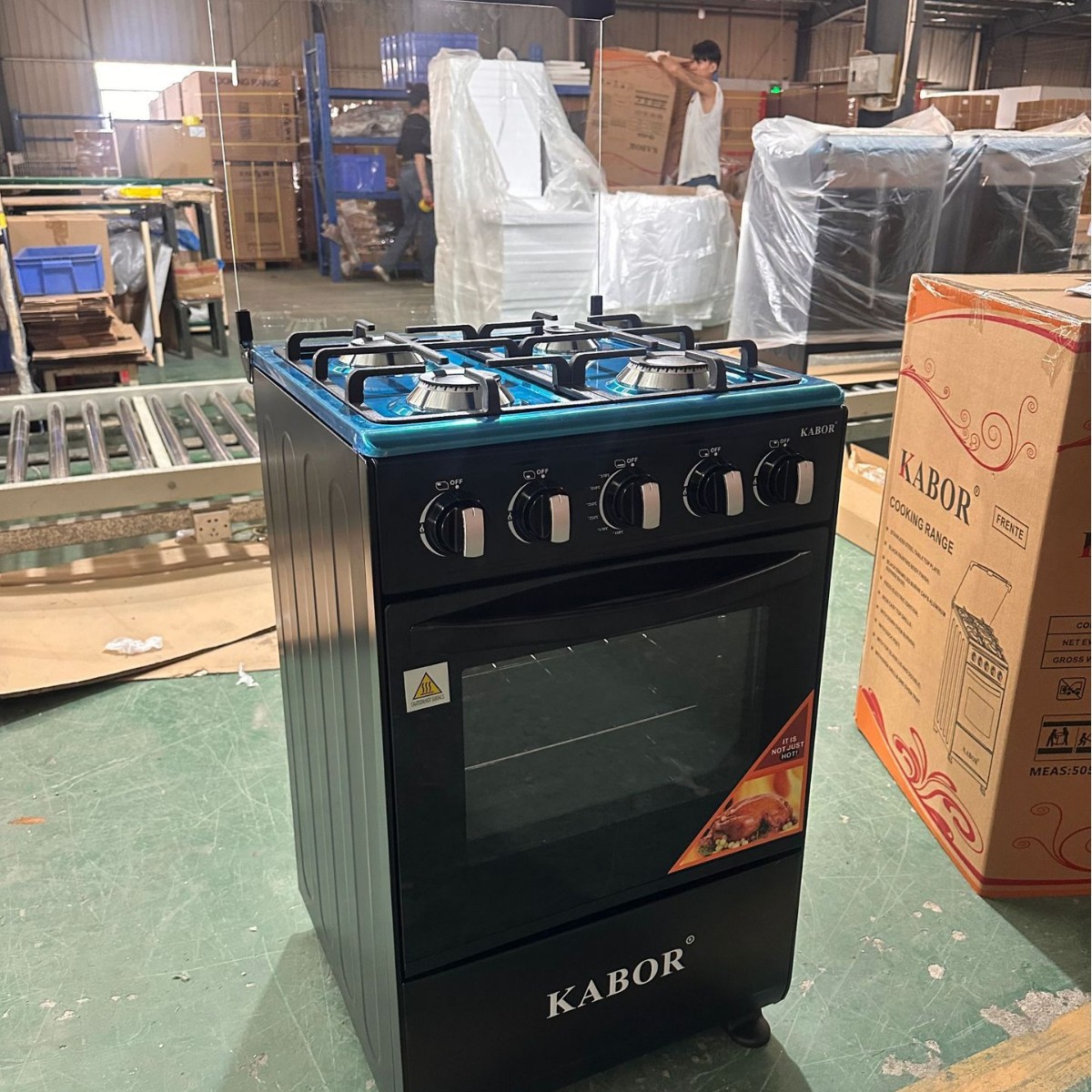 오븐 가스레인지 자동점화 4구 가스레인지 오븐 일체형 가스레인지