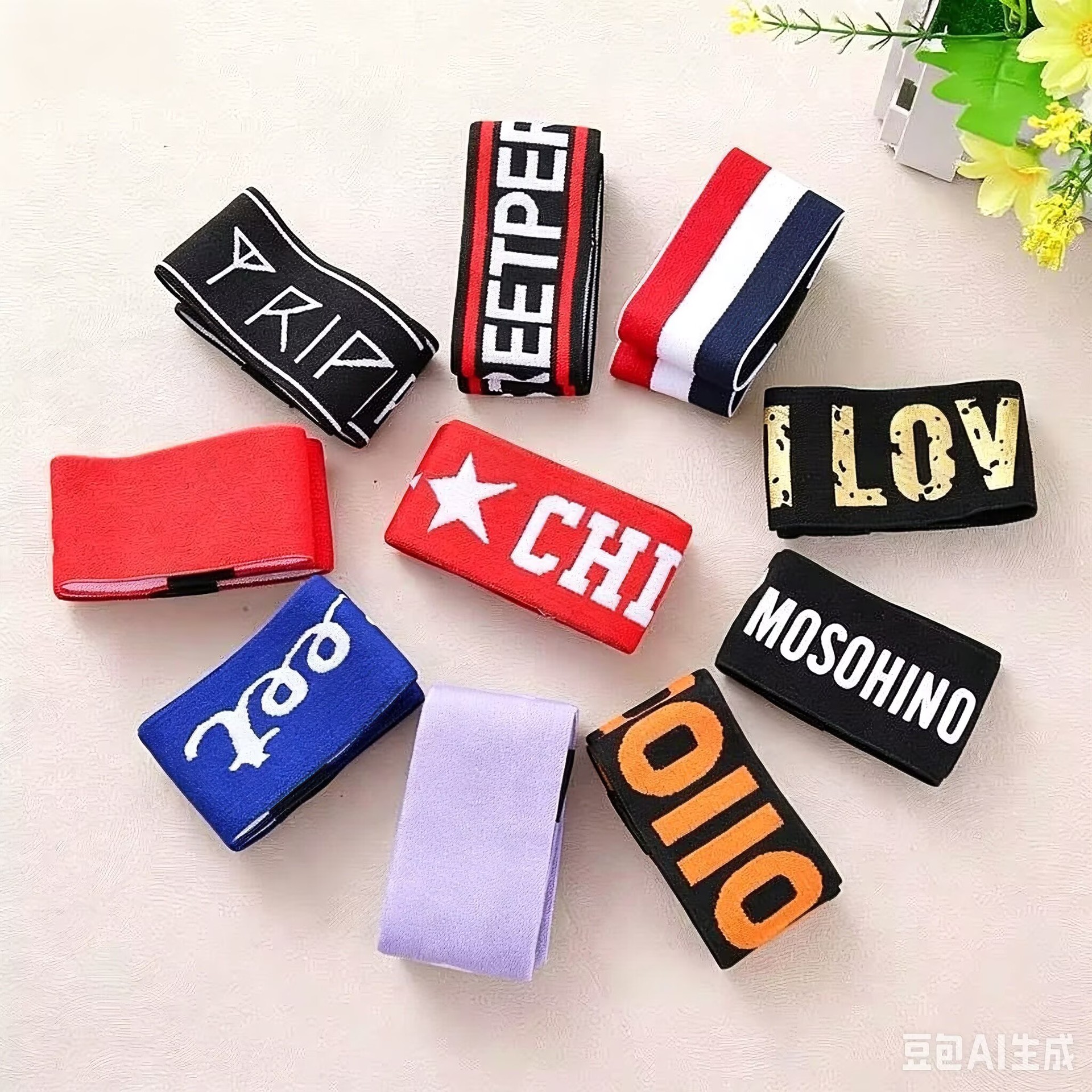 61 children's sports games wristband kindergarten student table performance wrist basketball hip hop dance bracelet accessories