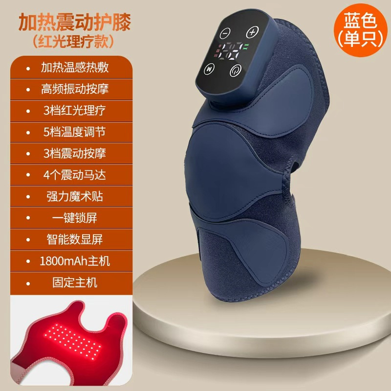 Calentamiento eléctrico luz roja calentamiento rodilla masajeador calentamiento calentamiento para mujeres fisioterapia articulaciones vibración rodilla compresas calientes artefacto mágico
