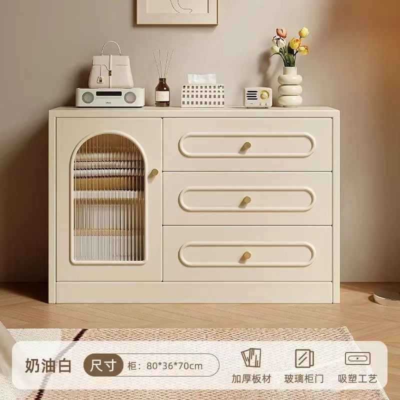 Fábrica directa mesa de tocador dormitorio simple moderna mesa de cabecera mesa de maquillaje gabinete de almacenamiento 2026 nuevo estilo de crema