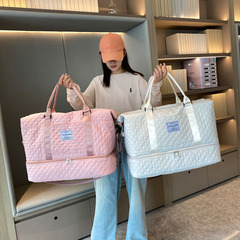 跨境新款旅行包女待產收納行李背包大容量獨立鞋位瑜伽健身包批發