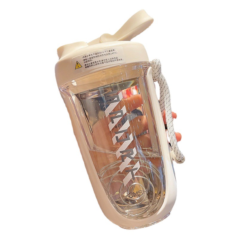 CMSH-1763 fresa vida batido taza personalizada de gran capacidad taza de plástico proteína en polvo taza de batido deportes fitness