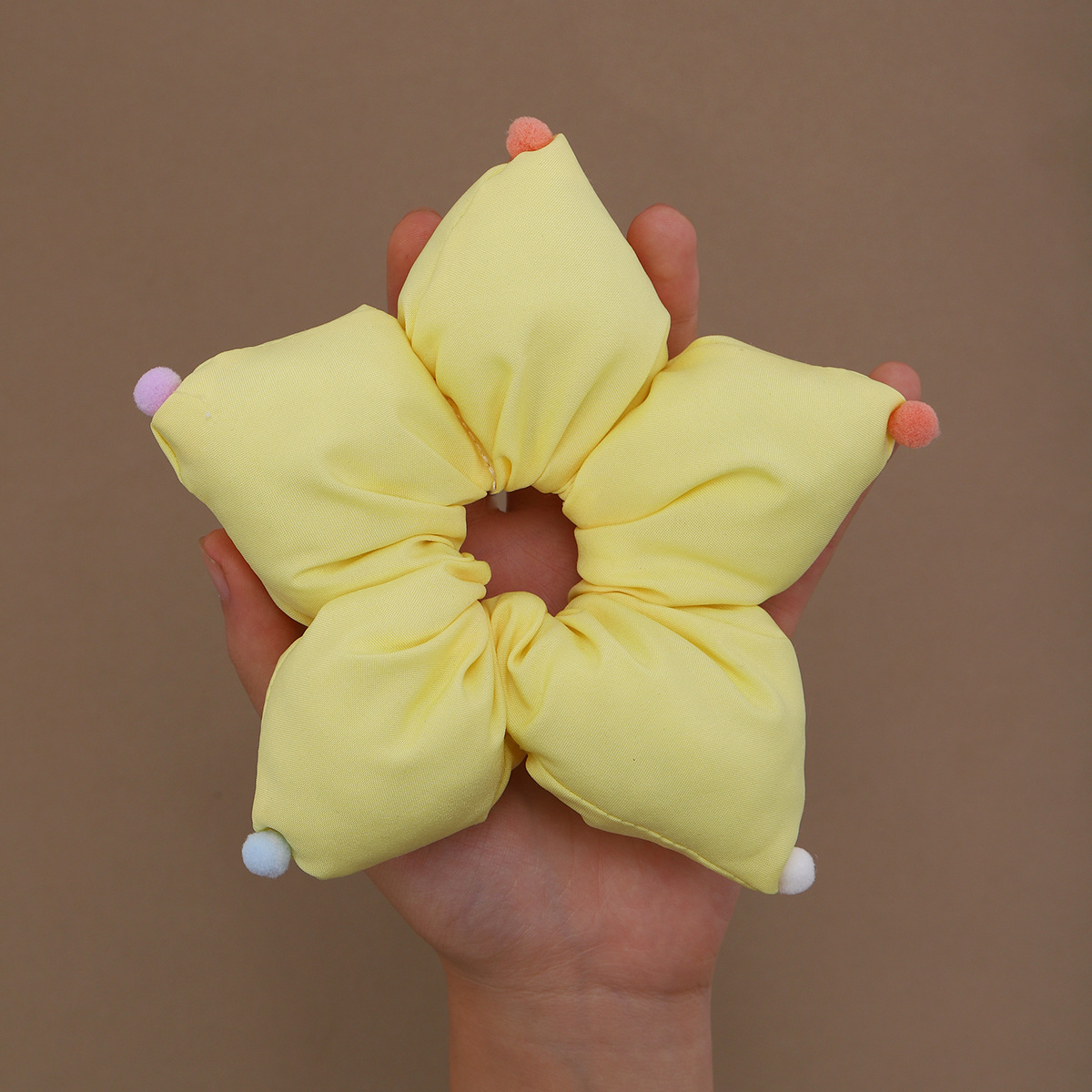 2025 nueva flor de tulipanes anillo de cabello intestinal alto elástico detrás de la cabeza mostrando el volumen de cabello flojo cuerdas de cabeza accesorios para el cabello versátiles