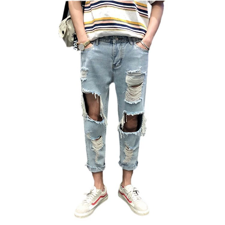 Spring retro jeans, trousers, American style