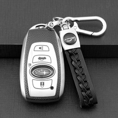 適用斯巴魯鑰匙套斯巴魯XV森林人傲虎力獅汽車包殼扣高檔專用男女