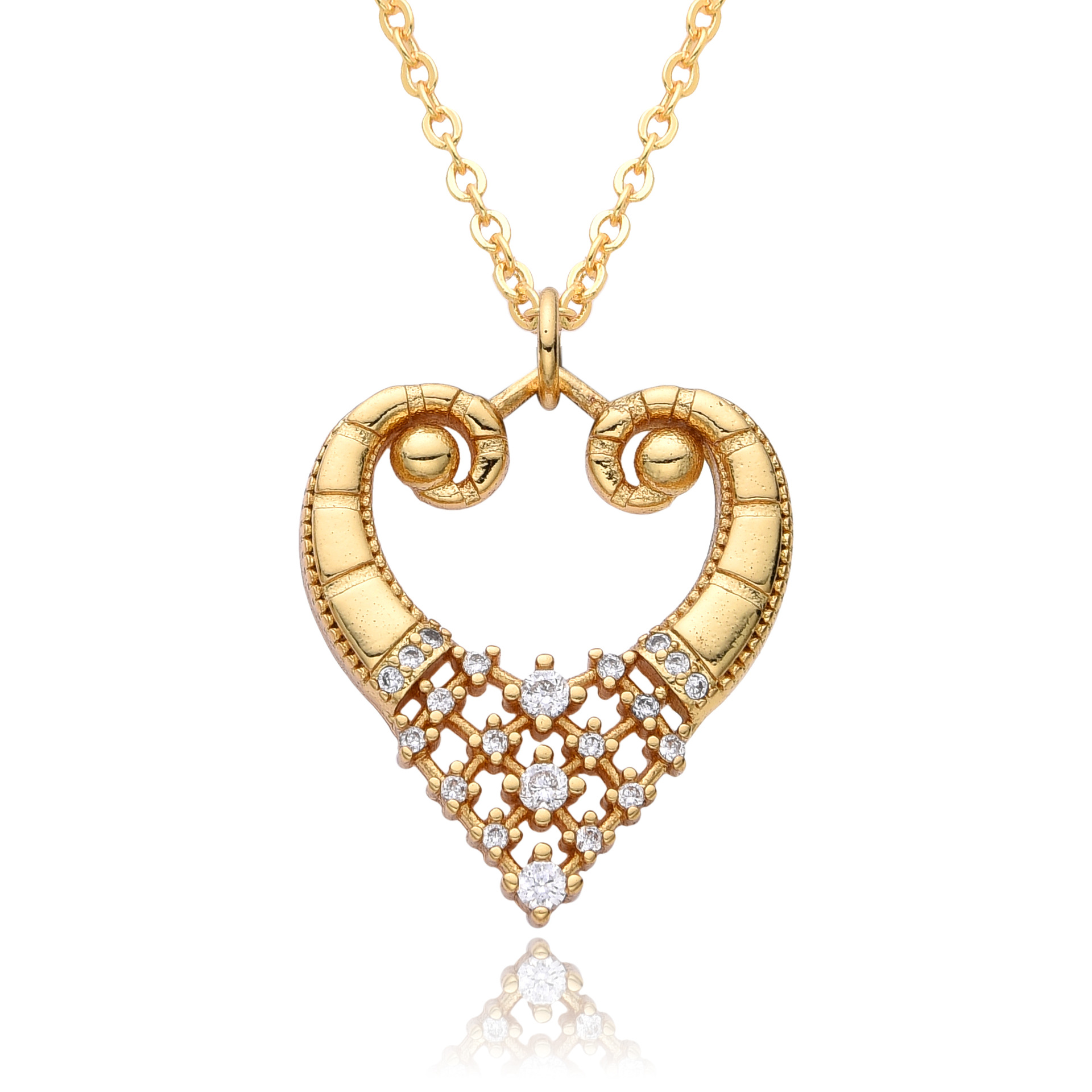 12g Weight Copper Pendant Material Zircon Inlay Material Pendant Necklace Classification Copper Chain Material 1 Piece Quantity Holiday, Daily Occasion Copper Material Heart Shape Pattern Women's Gender Inlay Design Simple Style Style Copper Inlay Heart Shape Zircon Pendant Necklace 10
