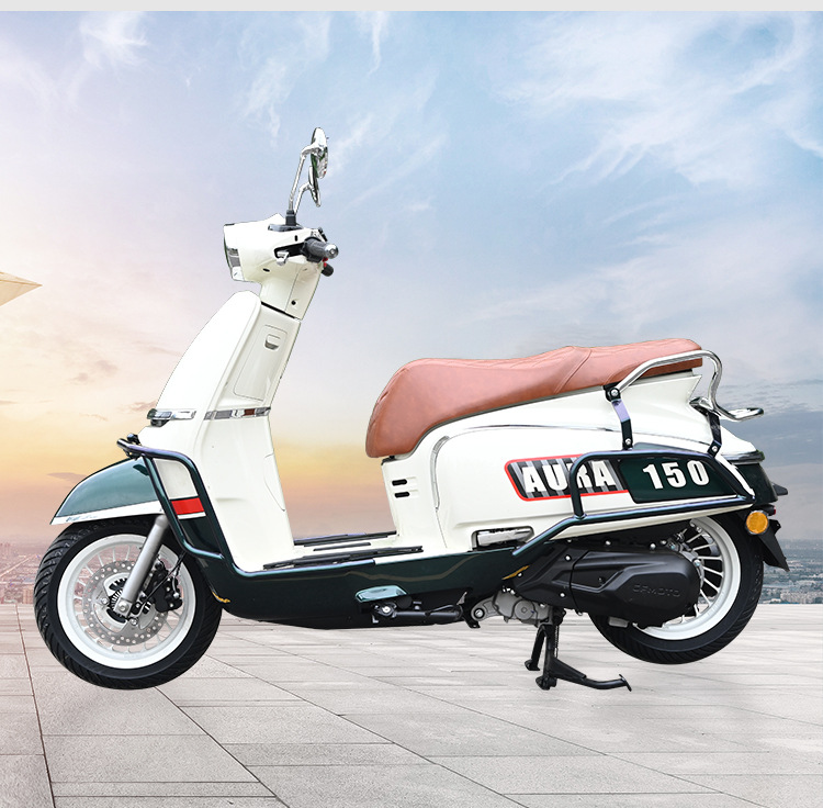 Suitable for Chunfeng Aura150 Protective Bars, Front and Rear Exhaust Pipe Bumpers, Rear Racks, Silver Protective Bars, Modification