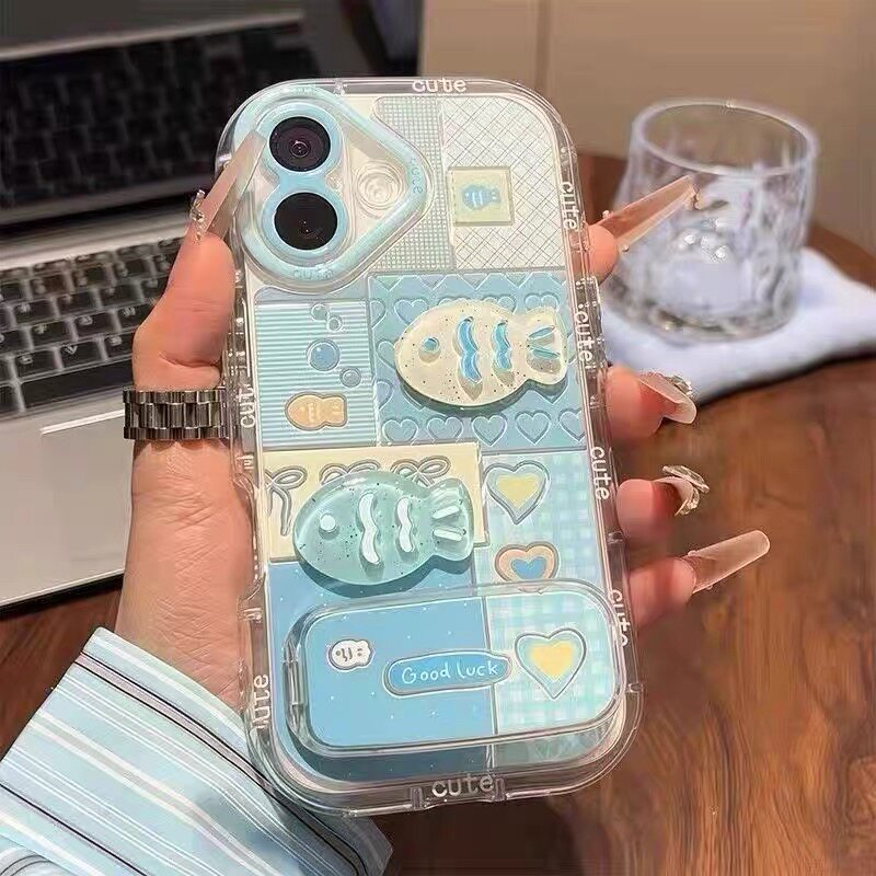 Three-Dimensional Fish-Shaped Shock-Absorbing Silicone Phone Case Suitable for Samsung S26 Ultra, A25+, S23 Fe, S22, S24+, and Apple 17 Three-Dimensional Fish-Shaped Shock-Absorbing Silicone Phone Case Suitable for Samsung S26 Ultra, A25+, S23 Fe, S22, S24+, and Apple 17