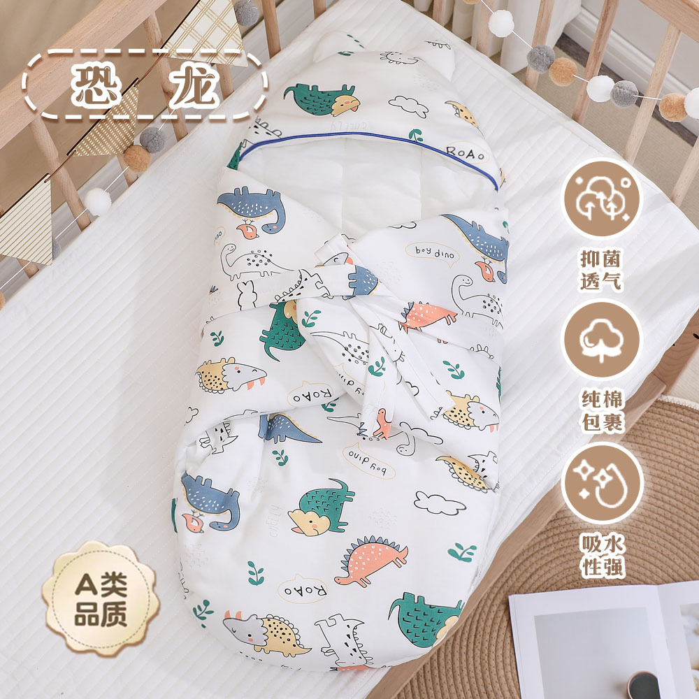 Newborn baby delivery room bag newborn hugging butterfly swaddling sleeping bag pure cotton spring, autumn and winter thick baby supplies