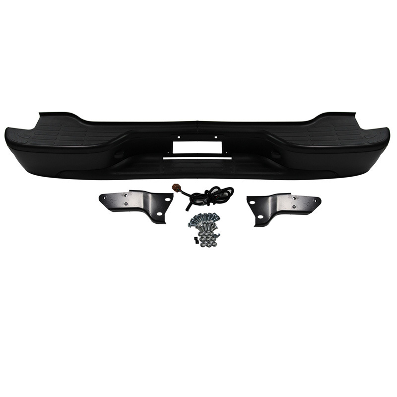 Parachoques trasero universal negro compatible con Chevrolet Tahoe Suburban GMC Yukon 00-06