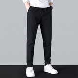 Мужские штаны, трендовые повседневные брюки, оверсайз, в корейском стиле, осенние, облегающий крой