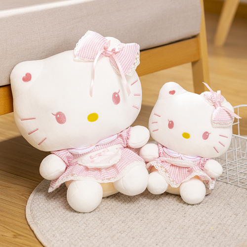 Genuine hello kitty doll Hello kitty cat kt cat Hello Kitty doll plush toy girl doll