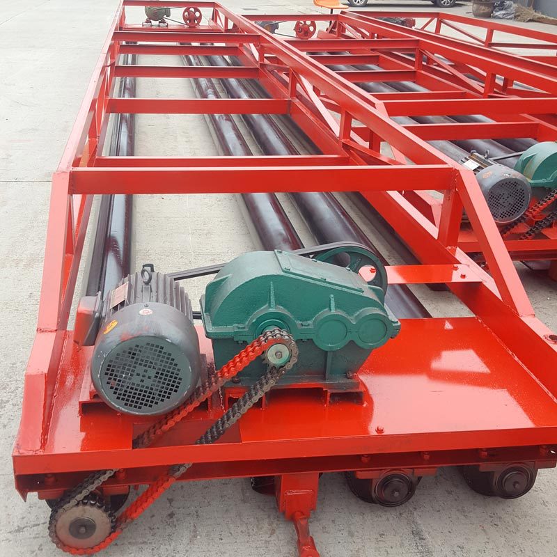 高速公路桥梁路面用三滚轴摊铺机 桥面滚筒混凝土摊铺振动梁