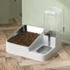 White square dinner plate stainless steel