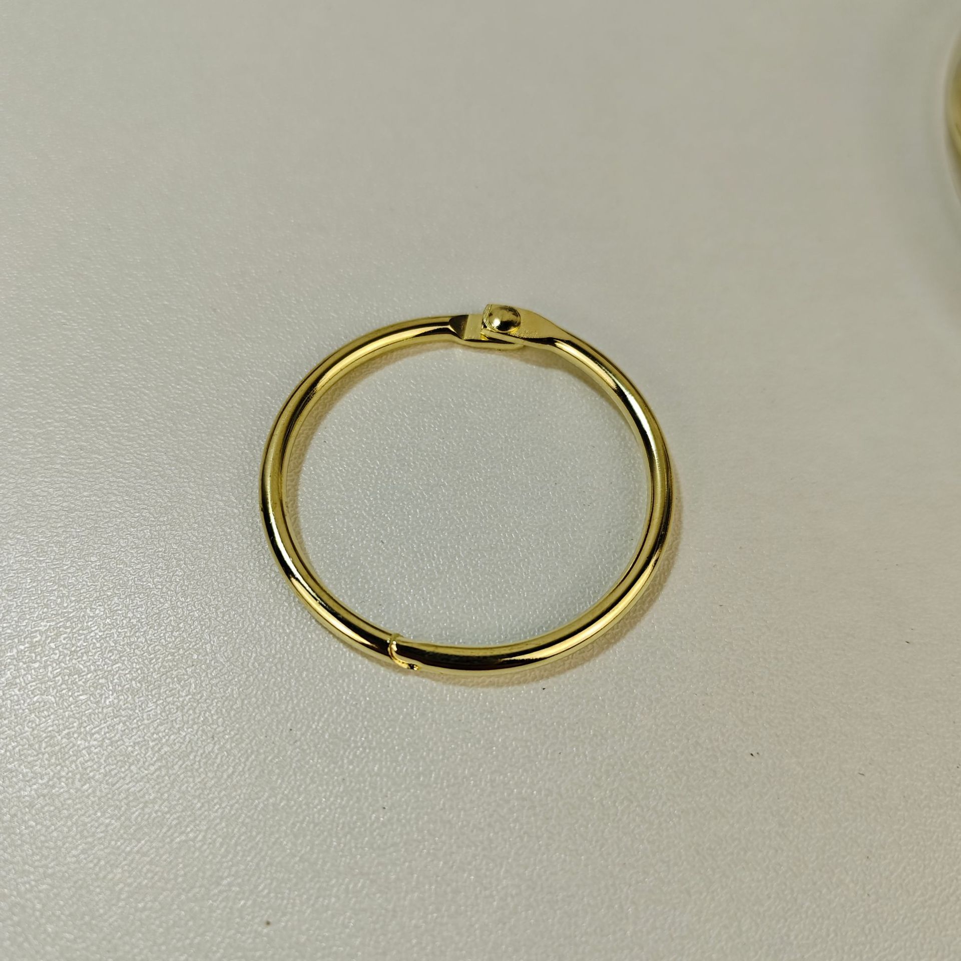 Anillo de hoja de oro, anillo de hierro, anillo de escritorio, anillo de encuadernación, anillo de encuadernación, anillo de encuadernación, anillo de abertura metálica, anillo de encuadernación