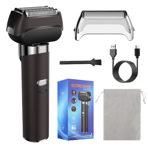 Cross-border 4-knife men's reciprocating electric shaver full body washable household razor portable shaver