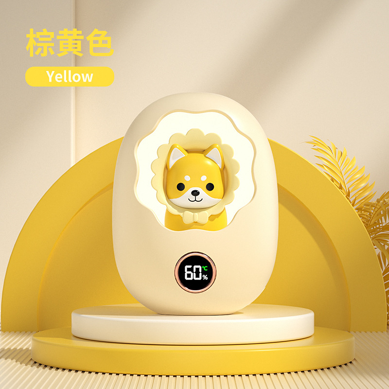 Calentador de mano Nuevo 2023 Calentador de mano de invierno recargable dos en uno portátil cálido bebé de cinco engranajes bolso caliente