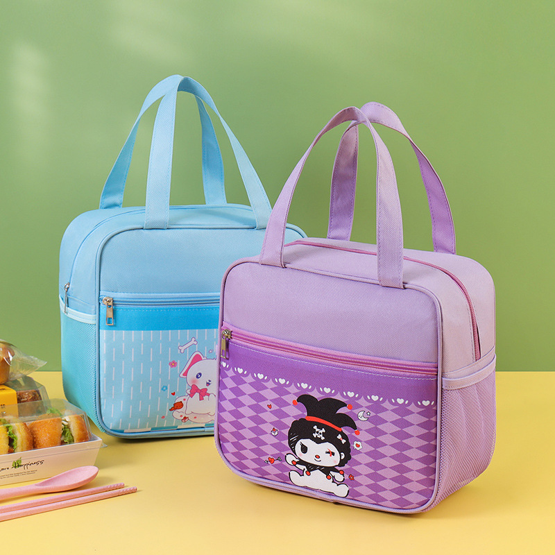 Children's Cartoon Lunch Box Bag Thickeneded Aluminum Foil Student-Specific Satchel Lunch Bag Lunch Bag Waterproof Lunch Box Storage Bag