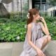 New Chinese Style Halterneck Suspender Dress Women's New Summer Petite Niche Design Short Skirt