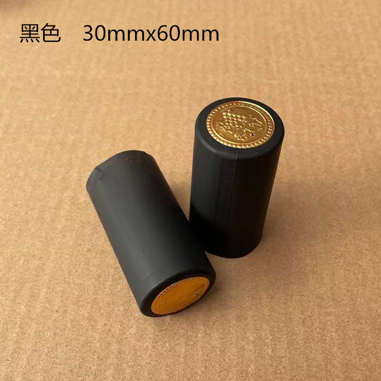 PVC tapa de plástico botella de vino rojo película de sellado cable de tracción fácil película Termocontraíble botella de vino de vidrio película de encogimiento en stock al por mayor