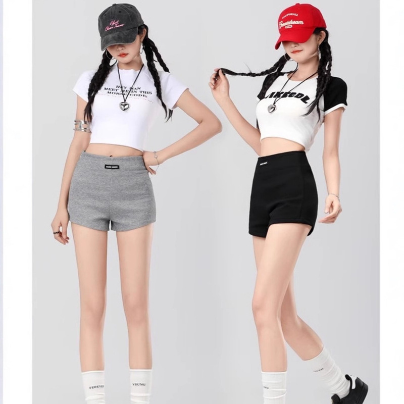 Thin Hot Pants Fitness Versatile Cycling Low-Waist New Gray Slim Trendy American Shorts Women Summer Casual 5 Hot Girls Thin Hot Pants Fitness Versatile Cycling Low-Waist New Gray Slim Trendy American Shorts Women Summer Casual 5 Hot Girls