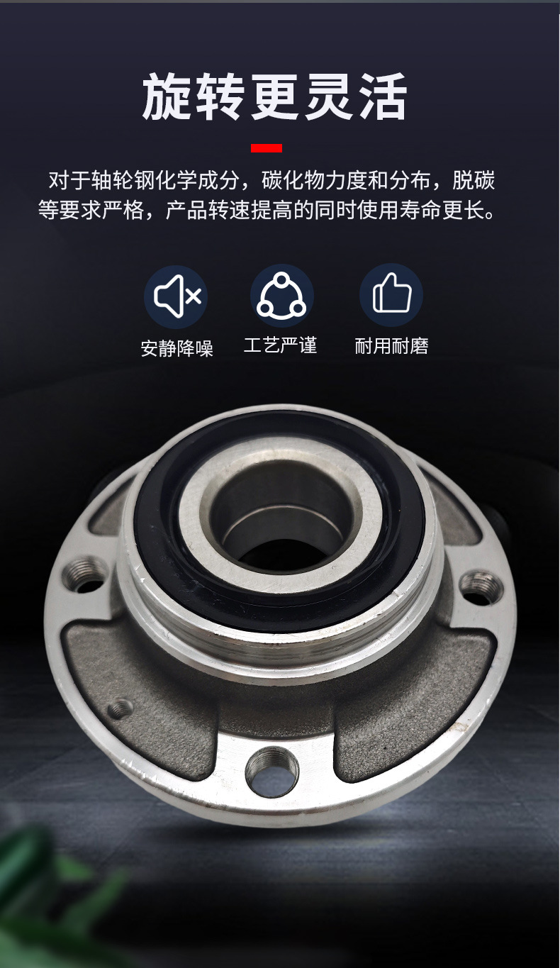 Manufacturer customized 42410-12211 wheel hub unit bearing for rear wheel with ABS wheel hub bearing