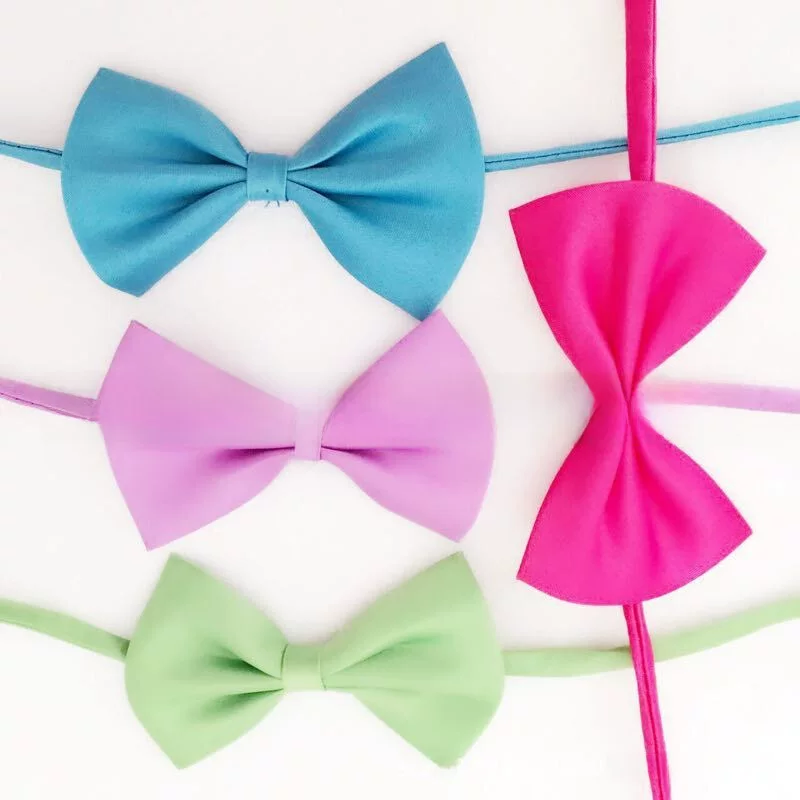 Children's multicoloured black bow tie, 5×9cm, 5×9cm, 5×9cm